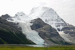 05 Mount Waffl, The Helmet, Mount Robson, Berg Glacier and Berg Lake From Berg Trail Between Robson Pass And Berg Lake